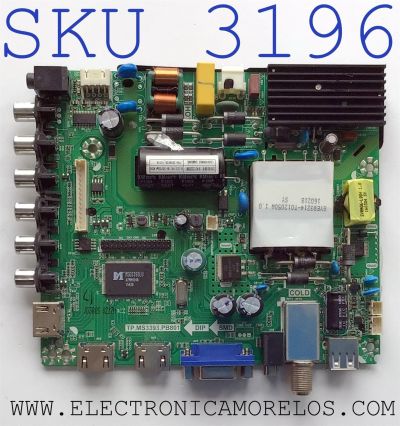 MAIN FUENTE (COMBO) PARA TV PROSCAN / NUMERO DE PARTE K16020380 / TP.MS3393.PB801 / LSC400HN02 / T201601091B / 8142123332067 / 7F54 20160126_113119 / 12134083574 / PANEL CN40GN772 / MODELO PLDED4016A